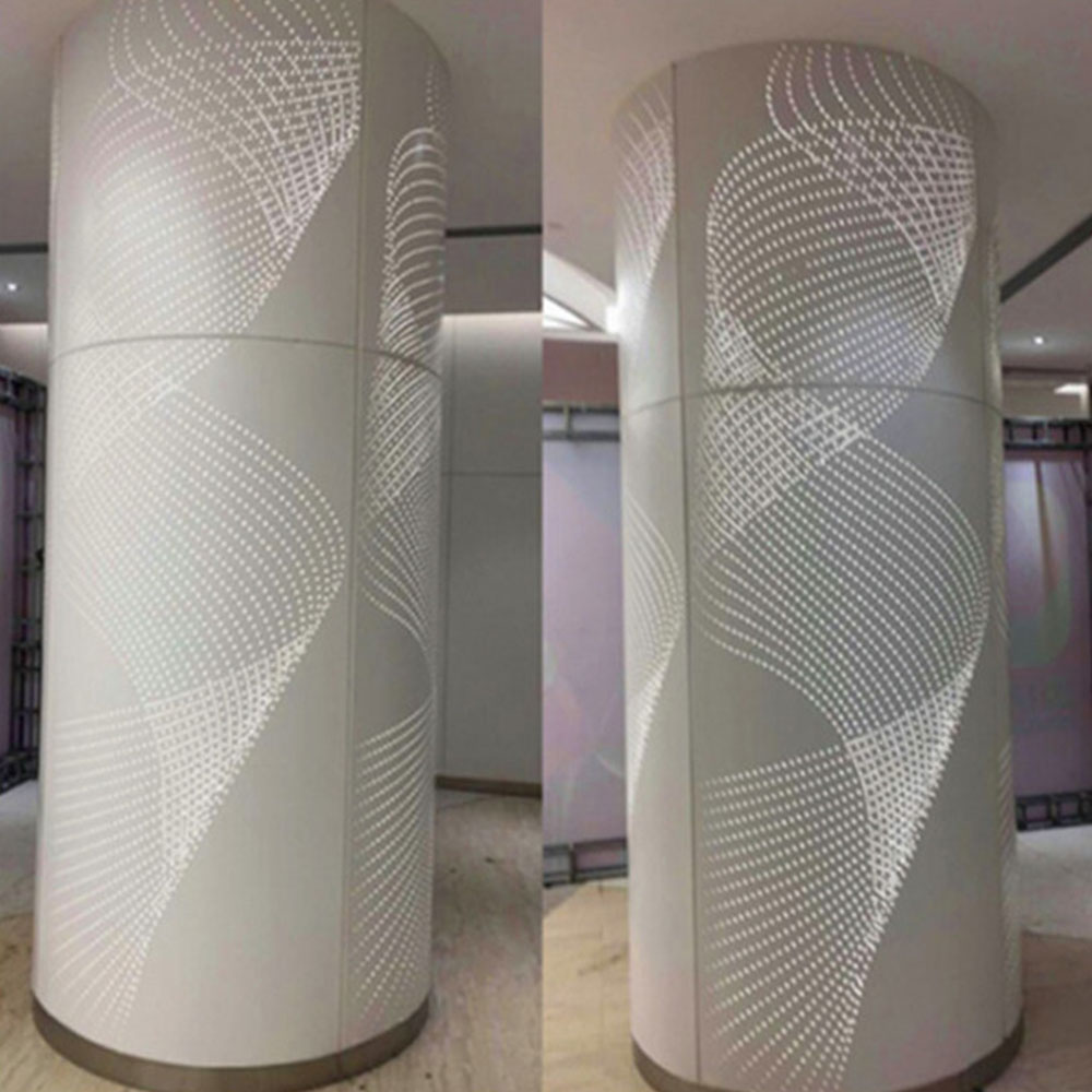 Decorative Building Material aluminum Column Cladding Panel Decorative Building Material aluminum Column Cladding Panel